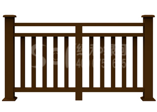 庭院木塑护栏/木塑塑木栏杆
