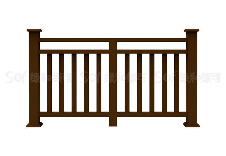 庭院木塑护栏/木塑塑木栏杆