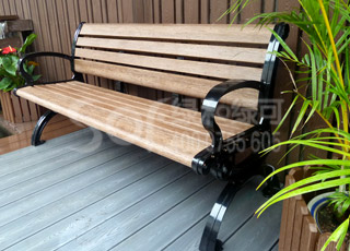 户外木塑休闲椅/木塑塑木休闲椅
