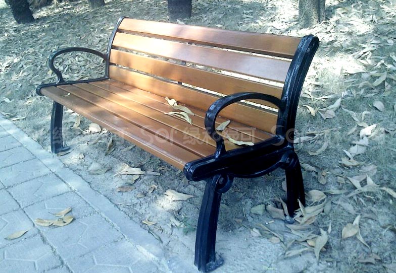 园林木塑休闲椅/木塑塑木休闲椅