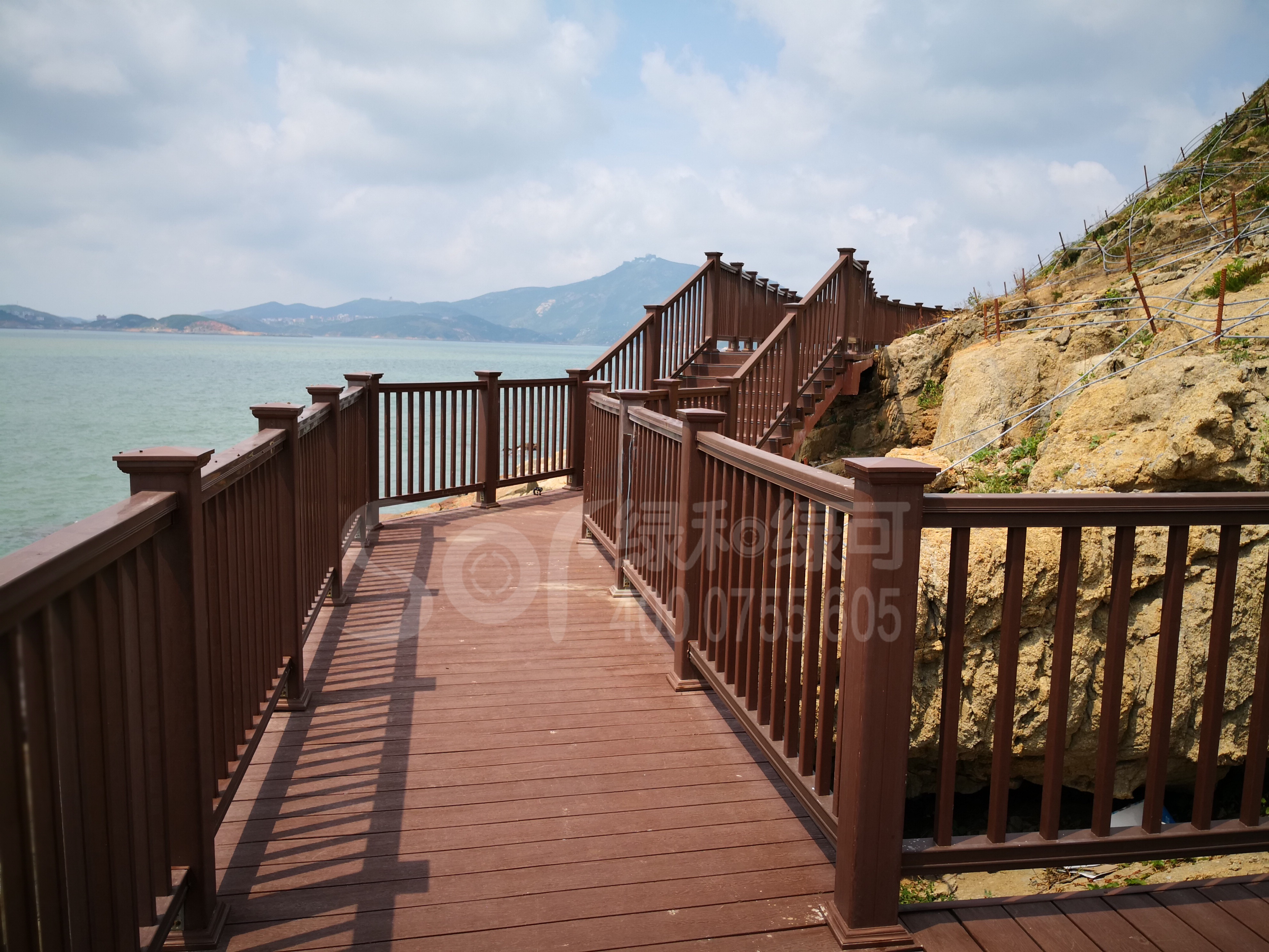 景区石英木塑栏杆