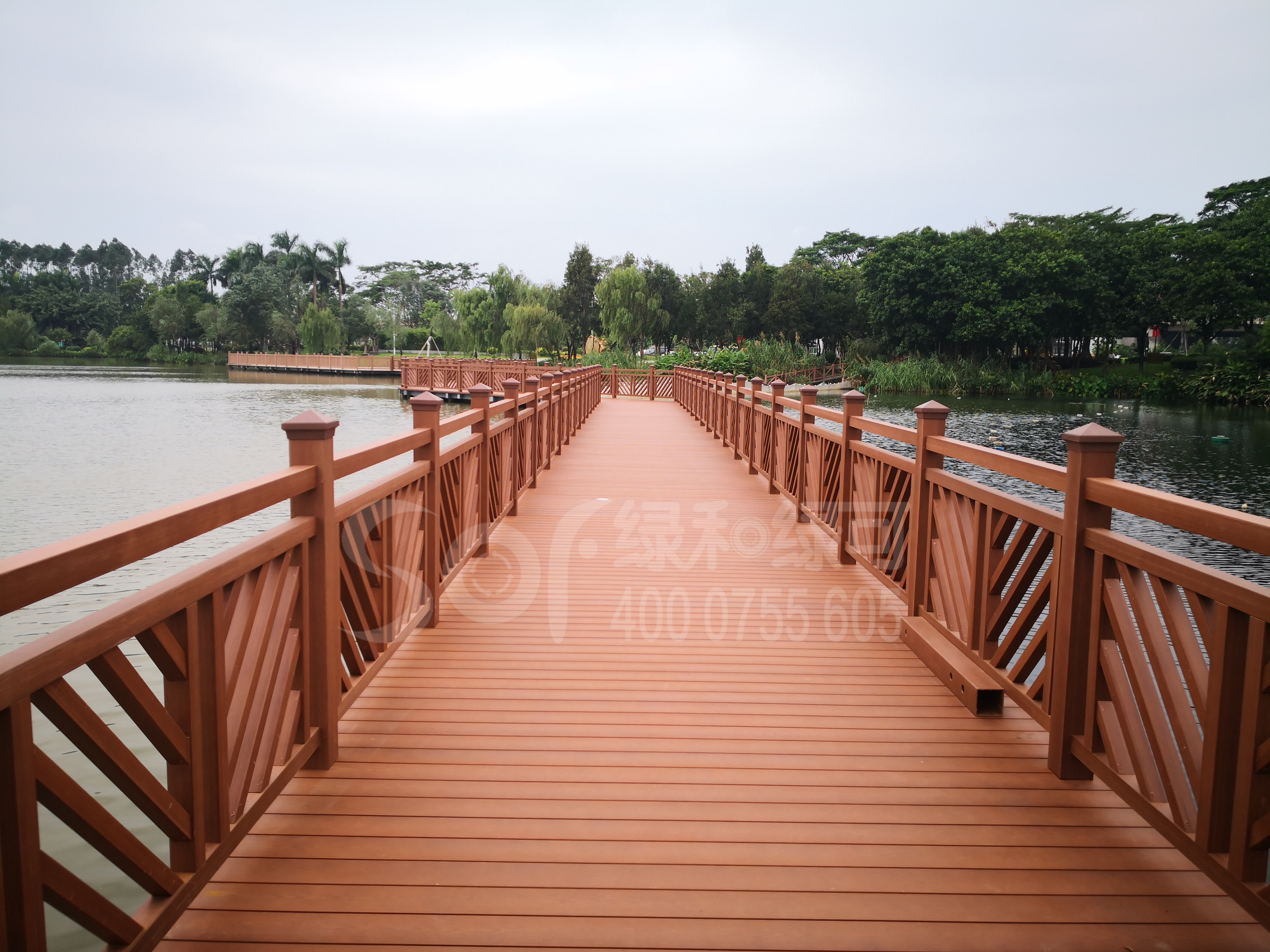 木合金塑木河道栏杆