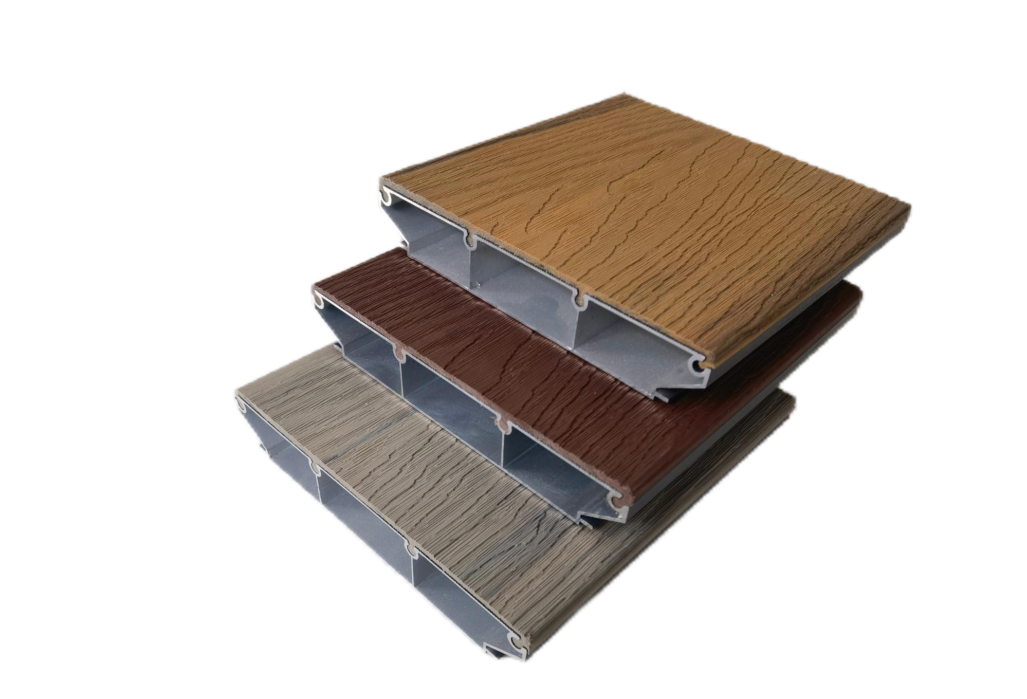 共挤铝合金塑木地板D14538