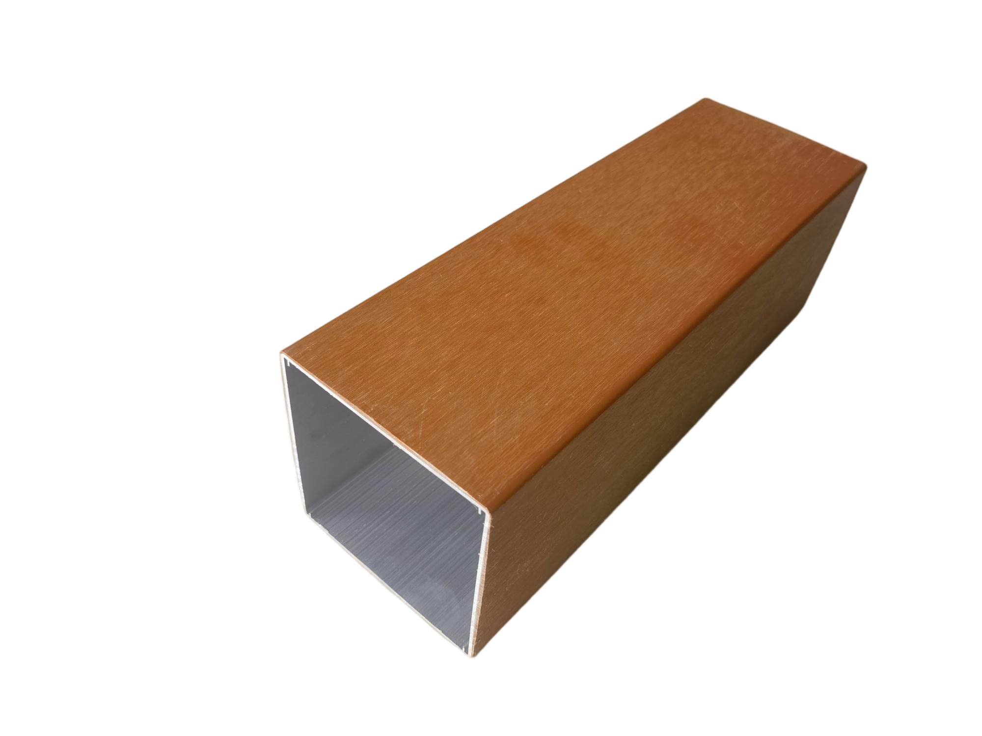 共挤铝塑木方通PET100x100