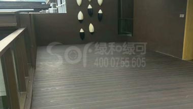 广州黄埔龙湖地产共挤木塑地板
