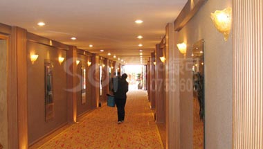 西藏明珠酒店生态木墙板