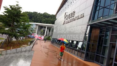 深圳光明体育馆木塑地板