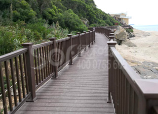 海边木塑栈道/木塑栈道