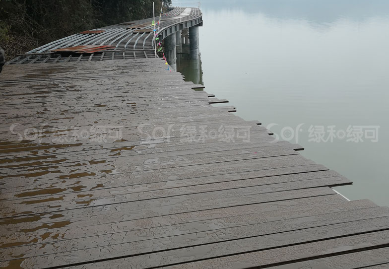 水上木塑栈道/木塑栈道
