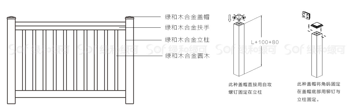 生态纳米木合金方柱安装方式