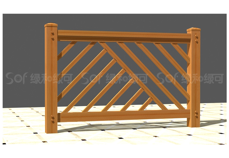 石英木塑栏杆