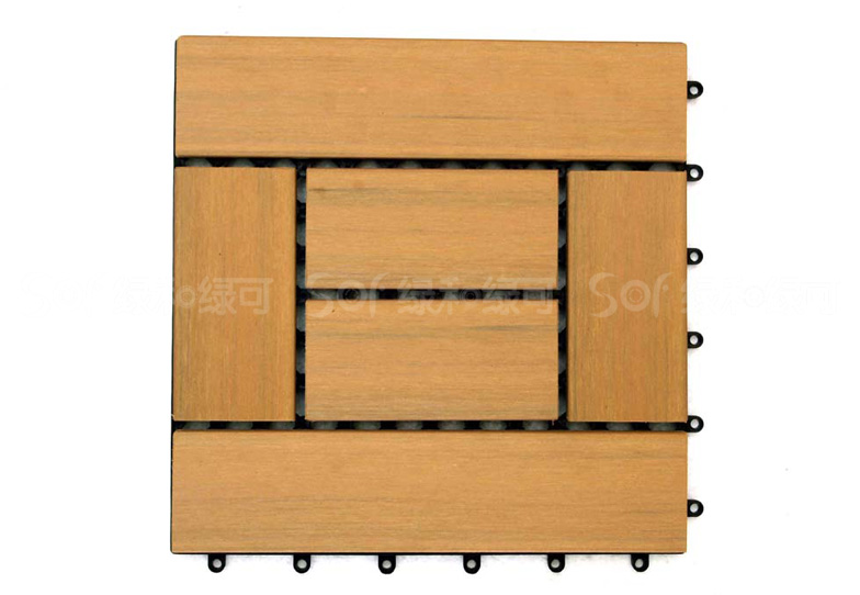 木塑DIY卡扣地板/木塑塑木DIY地板