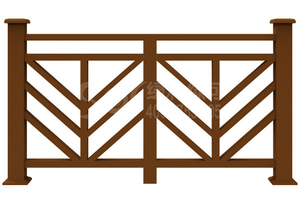 浅碳瓷态竹木栏杆(4)